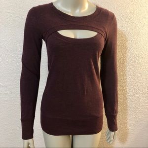 Monrow Long Sleeve Overlap top